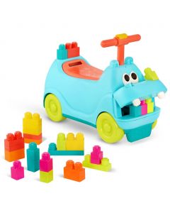 B.toys Hippopotamus Ride-On Toy with Light and Sound