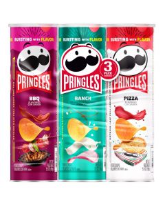 Pringles Potato Chips Mix 3 Units / 158 g / 5.5 oz