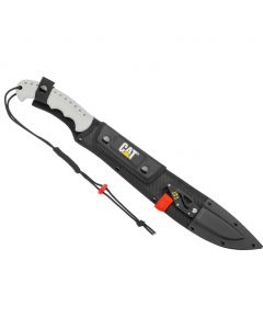 Caterpillar Machete and Folding Knife Set with Sheath and Shoulder Strap