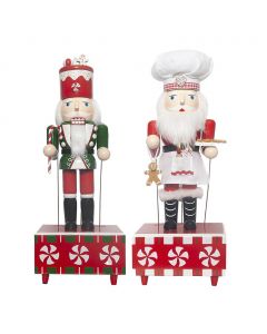 Selection Musical Nutcracker Christmas Figure 2 Pieces