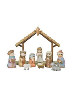 Selection Resin Nativity Set 10 Pieces