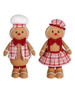 Selection Set of Handcrafted Decorative Gingerbread Plush