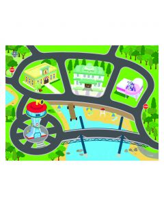 Imaginmat Floor Play Mat with 2 Vehicles