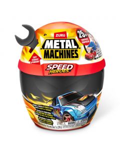 Metal Machines Speed Heroes Metal Car Playset with Helmet