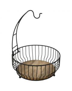 Gourmet Basics by Mikasa Fruit Basket with Removable Hook