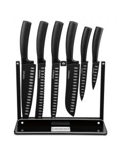 Cuisinart Classic Knife Set with Nonstick Blades and Acrylic Stand 7 Pieces