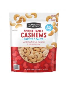 Selection Salted Roasted Cashews 907 g / 32 oz