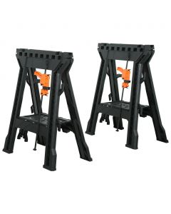 Folding Clamping Sawhorse 2 Units / 81.28 cm / 32"
