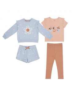 Pekkle Girls Jogger Set 4 Pieces