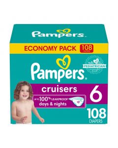 Pampers Cruisers Baby Diapers Size 6 / 108 Units