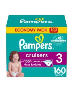 Pampers Cruisers Baby Diapers Size 3 / 160 Units