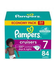 Pampers Size 7 Baby Cruisers Diapers - 84 Units
