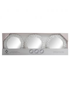 Concepts in Time 3-Piece Decorative Mirror Set 25.4 cm / 10"
