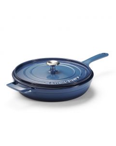 Tramontina Enameled Cast Iron Skillet with Lid 30.48 cm / 12"