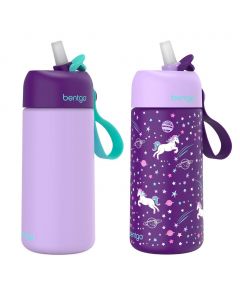 Bentgo Stainless Steel Thermal Bottles for Boys and Girls 2 Units / 413 mL / 14 oz