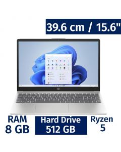 HP 39.6 cm / 15.6" Inches Laptop AMD R5 8 Gigabytes / 512 Gigabytes 15-fc0041wm