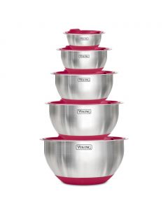 Viking Stainless Steel Mixing Bowls Set 10 Pieces