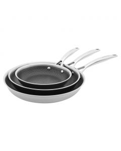 Henckels Stainless Steel Nonstick Fry Pan Set 3 Pieces