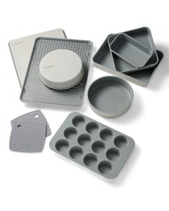 Tramontina Nonstick Ceramic Bakeware Set, Trays and Cooling Rack 9 Pieces