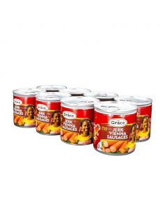 Grace Jerk Vienna Canned Sausage 8 Units / 140 g