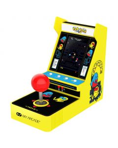 MyArcade Retro Portable Arcade Console Pac-Man with Integrated Joystick-Type Lever Control for One Player