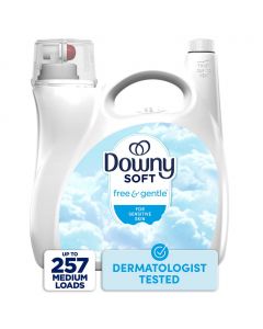 Downy Free and Gentle Liquid Fabric Softener for Sensitive Skin 4.45 L / 150 oz