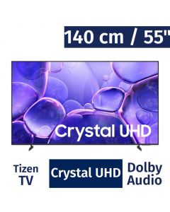 Samsung 140 cm / 55" Smart Tizen 4K Crystal UHD TV UN55U8000FFXZA
