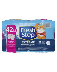 Fresh Step Cat Litter Odor Control with Fragrance 4 Units / 19 kg / 42 lb
