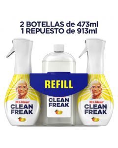 Mr. Clean Multi-Purpose Cleaner Citrus Scent 2 Bottles and Refill / 1.86 L / 62.9 oz