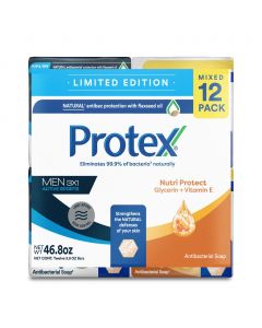 Protex Men Sport and Nutri Protect Vitamin E Soap 12 Units / 110 g / 3.88 oz