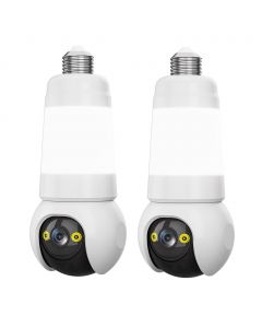 NexHT Smart Bulb with Security Camera 2 Units