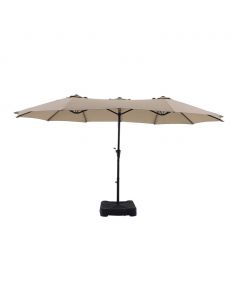 Yotrio Group Umbrella with Triple Ventilation with Metal Structure and Textile Base 262 cm x 443 cm x 238.99 cm / 103.15" x 174.41" x 94.09"