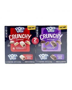 Pop-Tarts Snack Crunchy Poppers Filled with Strawberry and Brownie 2 Units 360 g / 12.6 oz