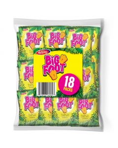 Holiday Big Foot Cheese Flavored Corn Snack 18 Units / 25 g / 0.8 oz