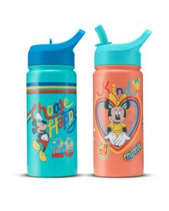 JoyJolt Water Bottles with Disney Designs for Kids 2 Units / 473 mL / 16 oz