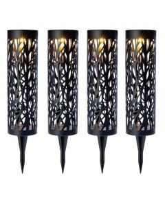 Bell + Howell LED Bollard Lights for Pathways and Gardens 4 Units