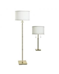 Stylecraft Floor Lamp + Table Lamp Set