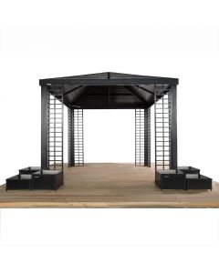 Sojag Gazebo Sunshade with Planters 3 m x 3 m / 9.8' x 9.8'