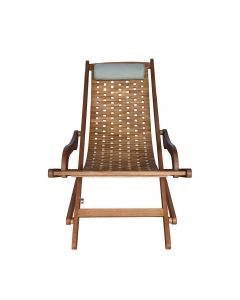 Thirtieth Sense Eucalyptus Wood Lounge Chair