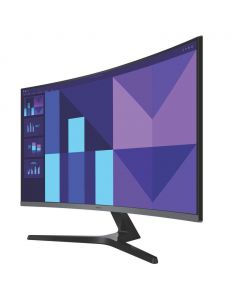 Samsung Monitor 81.28 cm / 32" Inches Curved S39GD LS49DG956SNXGO