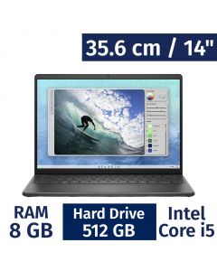 Dell 35.6 cm / 14" Inches Laptop Intel Core i5 8 Gigabytes / 512 Gigabytes i5440-5463BLK-PUS