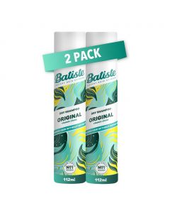 Batiste Original Dry Shampoo Oil Absorbing and Volumizing 2 Units / 112 mL / 3.81 oz