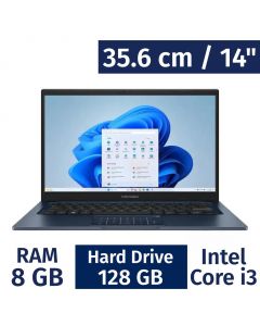 Asus 35.6 cm / 14" Inches Laptop Intel Core i3 8 Gigabytes / 128 Gigabytes X1404VA-I38128