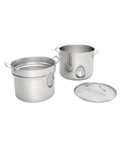 ’s Selection 3-Piece Stockpot with Strainer Set