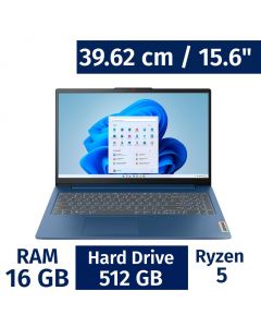 Lenovo 39.62 cm / 15.6" Inches Laptop R5 16 Gigabytes / 512 Gigabytes 82XQ00QXFV