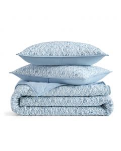 Casual Living King Size Polyester Comforter Set 3 Pieces