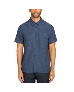 Boston Traders Men's Short Sleeve Shirt in Polyester with Pocket