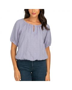 Boston Traders Women’s Short-Sleeve Peasant Blouse
