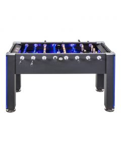 Atomic Foosball Table with Blue LED Lighting 147.96 cm x 78.11 cm x 87.31 cm / 58.25" x 30.75" x 34.37"