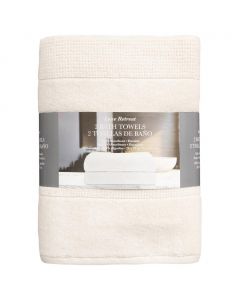 Ritz Cotton Bath Towel Set 2 Units / 71 cm x 132 cm / 28&quot; x 52&quot;